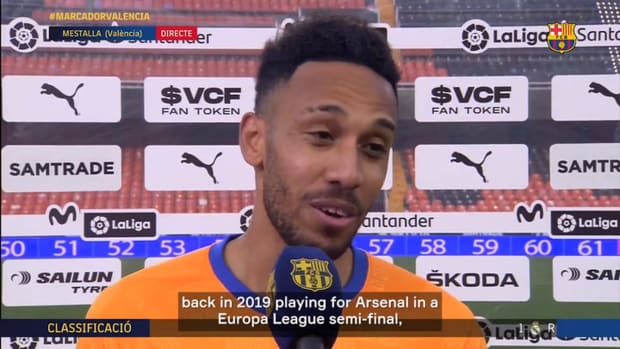 Aubameyang: 'Valencia feels like home'